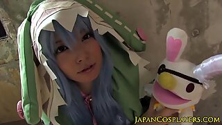 japanese cosplay babe fucked until cumsprayed