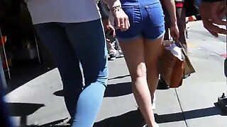 Bootycuruise：亚洲人美人腿艺术29：蓝牛仔布