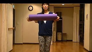 Yoga Cameltoe Japansk Mogen