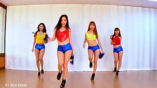 Вавеиа Корејски плесачи Сплендид Едит (без звука)